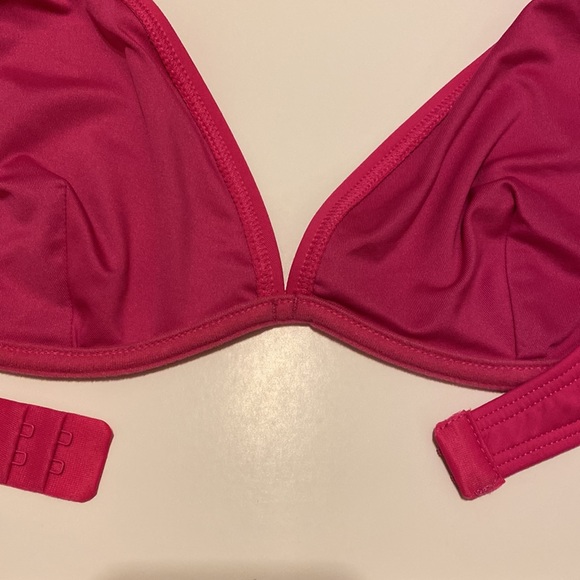 Size 12-14 36D-38D COCO REEF Barbiecore Bikini top Metallic Bronze large NWT New - Picture 8 of 13